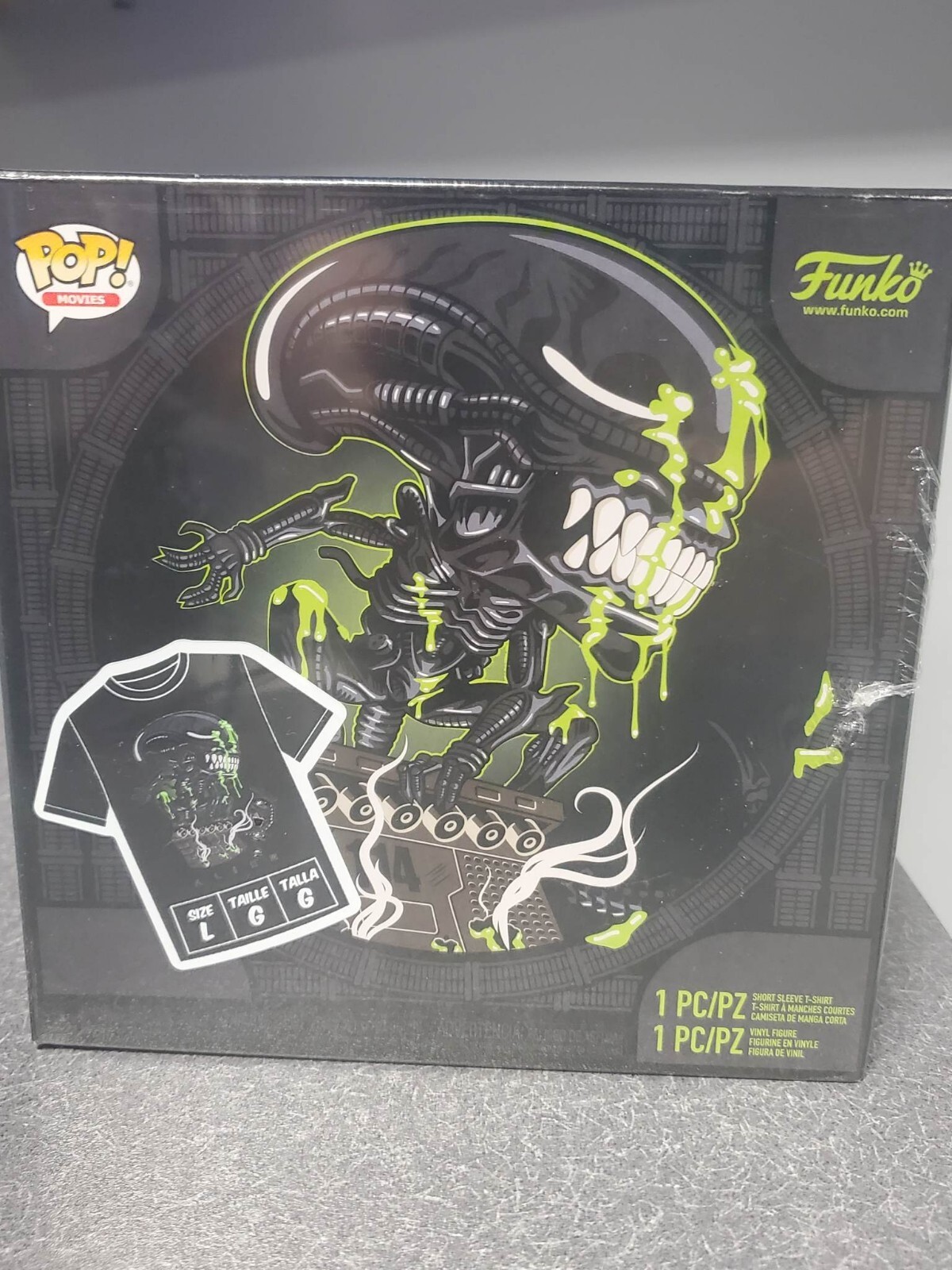 Funko Pop! Alien 40th Anniversary Xenomorph Pop \u0026 Tee Size L Target  Exclusive(A) | eBay