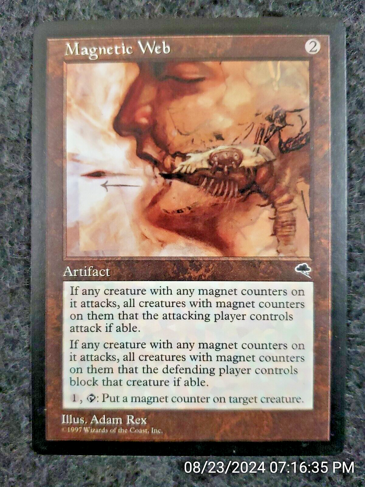 Magnetic Web Tempest NM Artifact Rare MAGIC THE GATHERING
