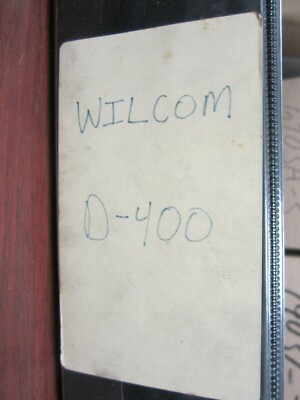 Wilcom D400 Digital Test System Operating Instruction Manual 06811326