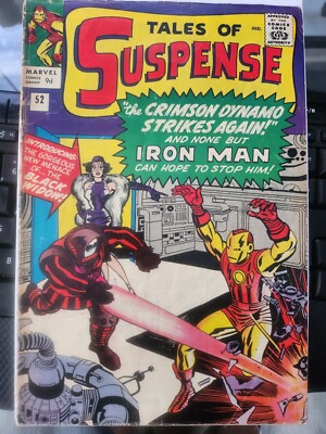 Tales of Suspense #52 (Marvel Comics April 1964) 1st Appearance Black Widow KEY