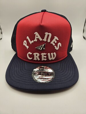 Limited Paper Planes Crew Roc Nation Trucker Hat Snapback Red Jay-Z New Era NWT