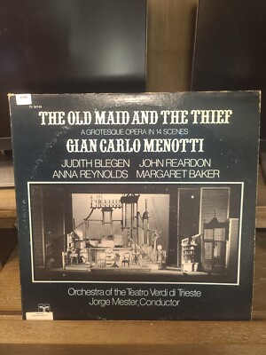 Menotti The Old Maid And The Thief Reardon Baker Blegen Album, LP Vinyl TV34745