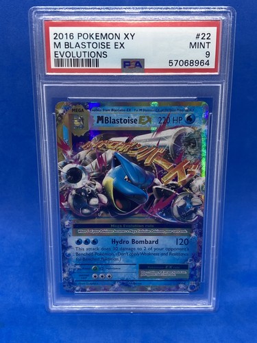 2016 Pokemon XY Evolutions - M BLASTOISE EX - 22/108 - Ultra