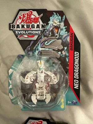 NEO DRAGONOID Bakugan EVOLUTIONS Figure HAOS WHITE Version POP-OPEN BAKU-ACTION