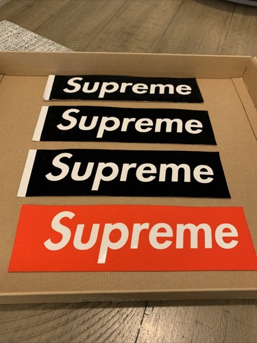 Supreme Felt Box Logo Stickers, Spring Summer 2017