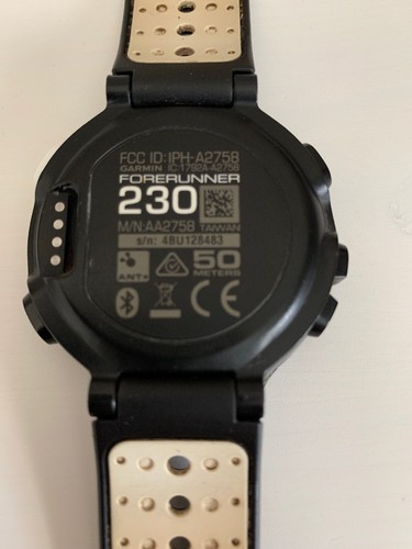 Garmin Forerunner 230 GPS Running Watch- Black/White