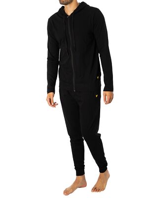 

Мужской комплект с капюшоном на молнии Lyle - Scott Earl, черный, LS-LSET-977-3322-9558