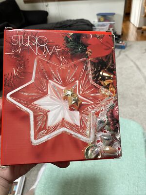 Studio Nova Sweet Dish Heavens Star About 7 Inches X 6 Inches Vintage New