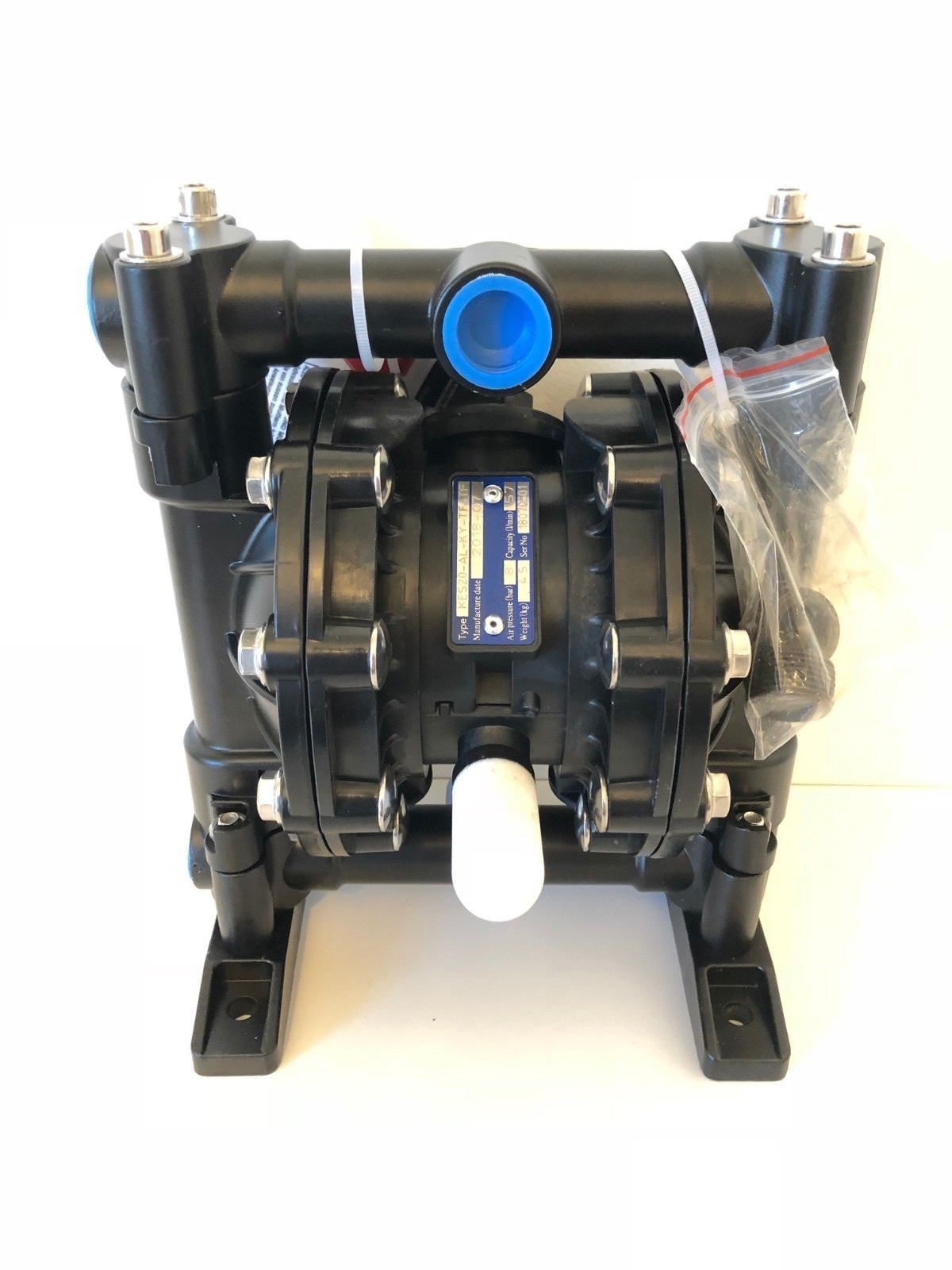 Air operated diaphragm pump Aluminium and Teflon /PTFE diaphragm 3/4'' NPT