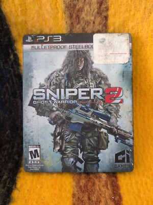 Sniper Ghost Warrior 2 Playstation 3 (PS3) Steel Book NO SOUNDTRACK 