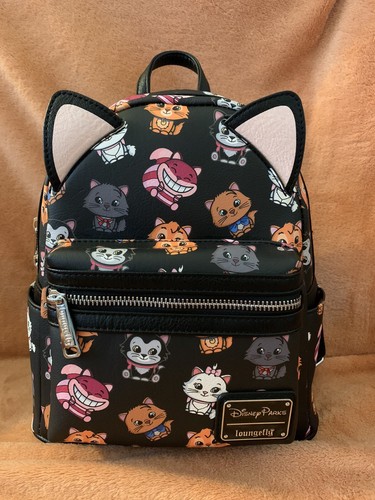 Disney Parks Loungefly Cats Backpack with Ears Cheshire