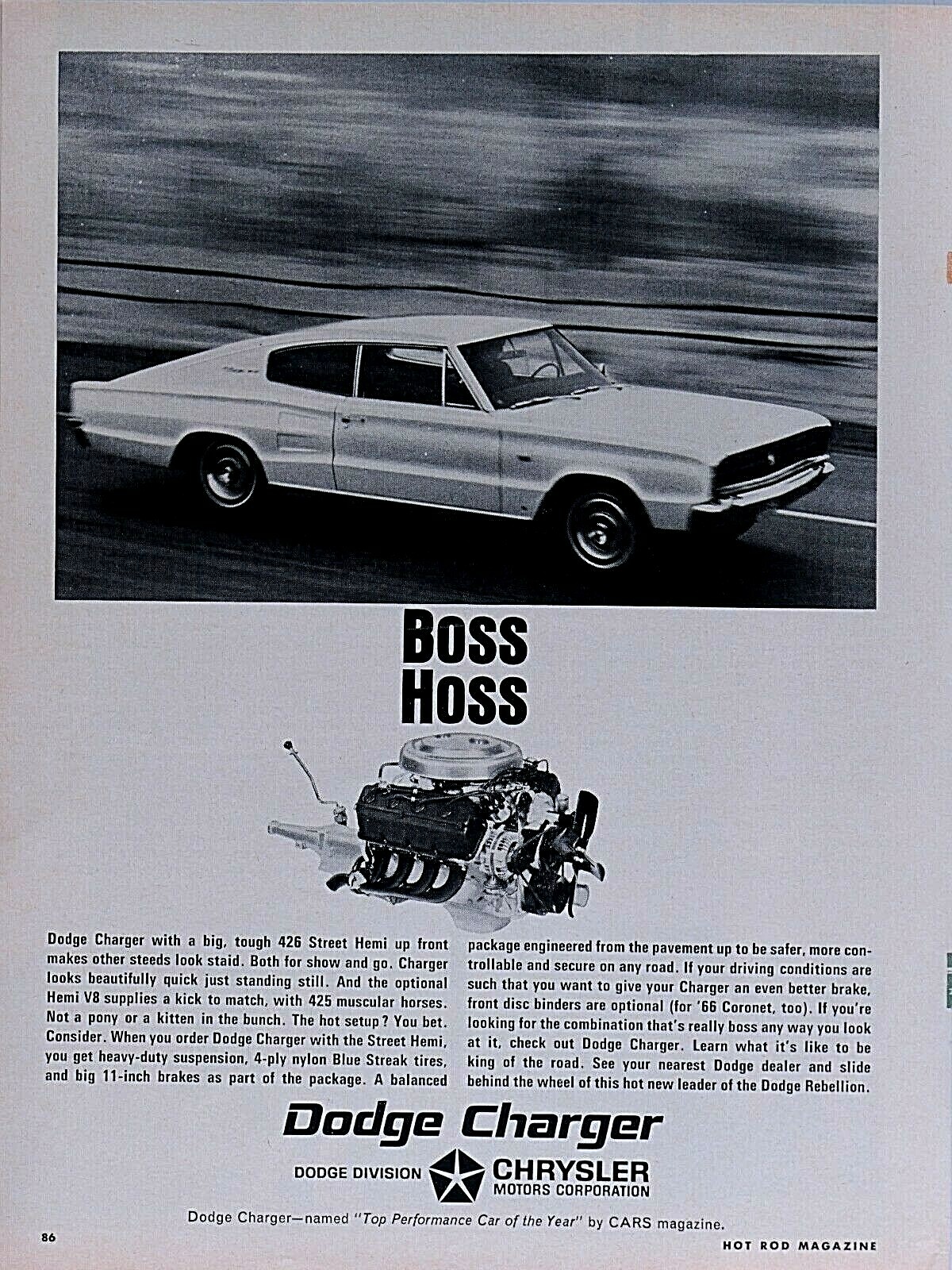 DODGE CHARGER 1966-1974 の雑誌 DODGE CHARGER 1966-1974 の雑誌