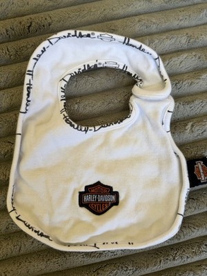 Harley-Davidson Baby Bib White with logo