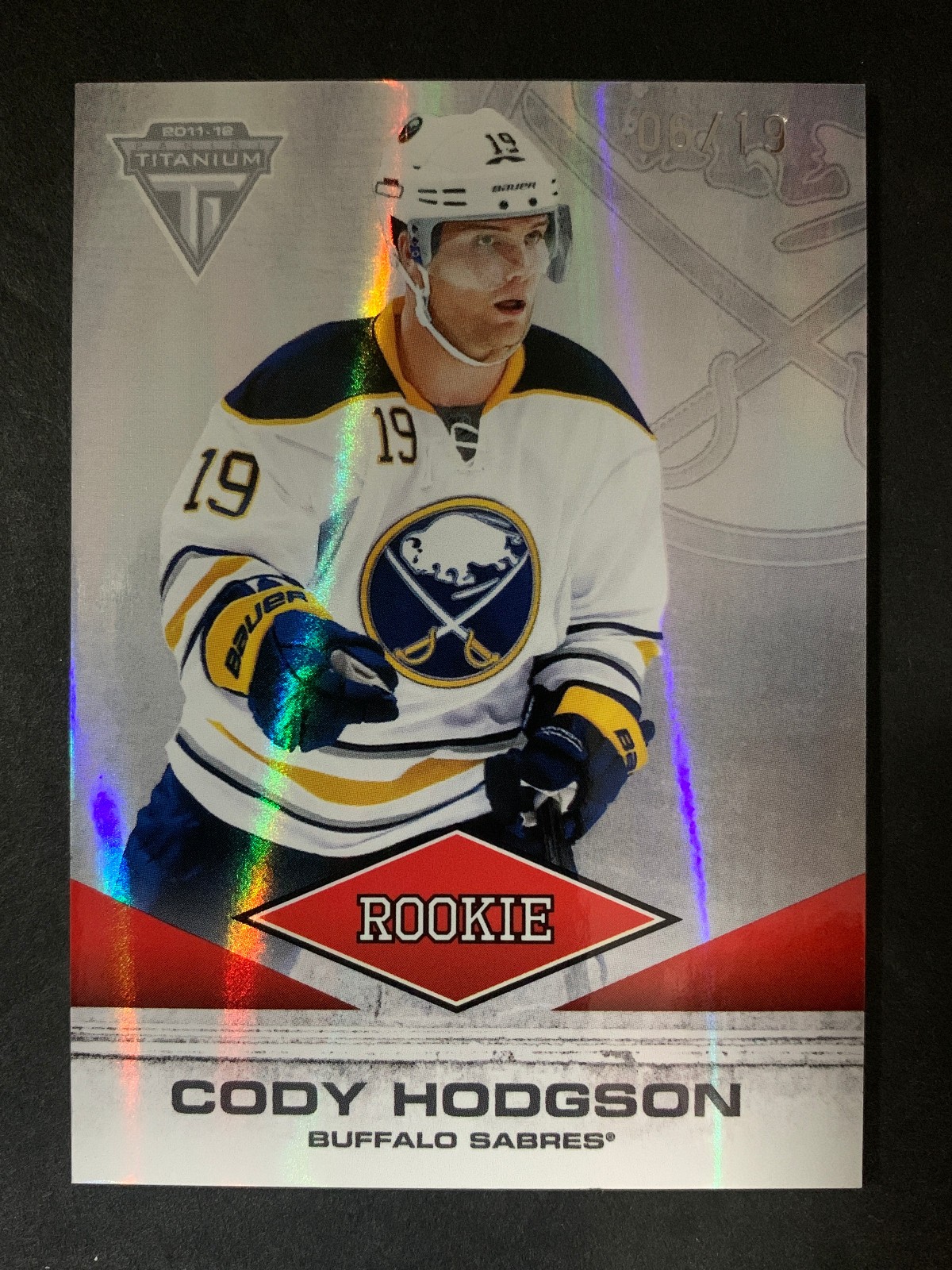 2012 Panini Titanium #194 Cody Hodgson /19 RC Rookie