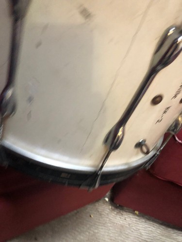 Yamaha 22x17 Marching Band Bass Drum White Wrap