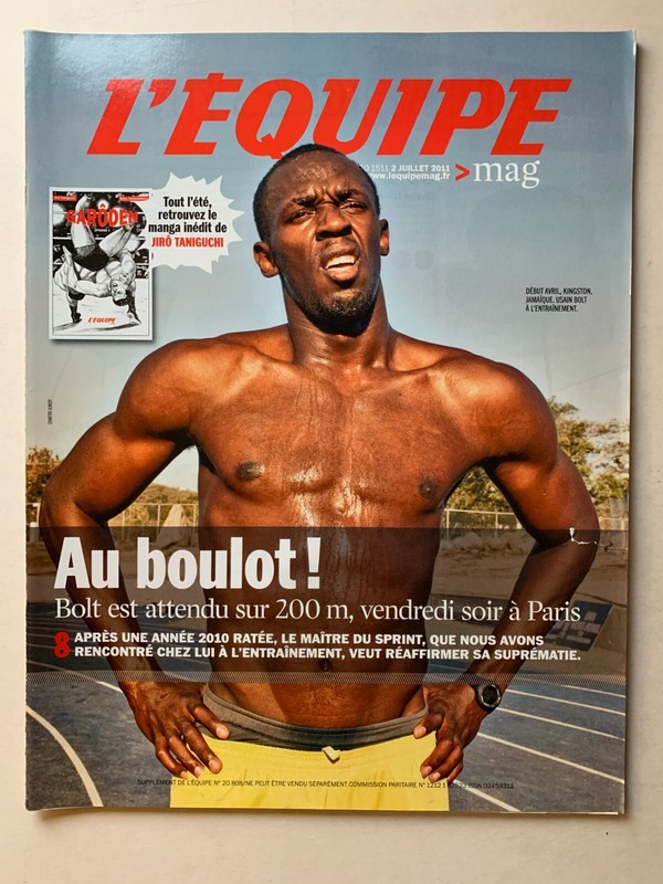 L'Equipe Magazine NÂ°1511 2 Juillet 2011 Entretien Usain Bolt - Jiro Taniguchi