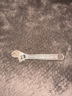 VINTAGE CRESCENT TOOL CO. 6'' DROP FORGED STEEL ADJUSTABLE WRENCH