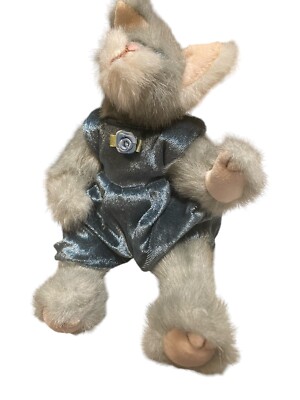Vintage 1993 - TY The Attic Treasures Collection 9  Whiskers The Cat Beanie Baby