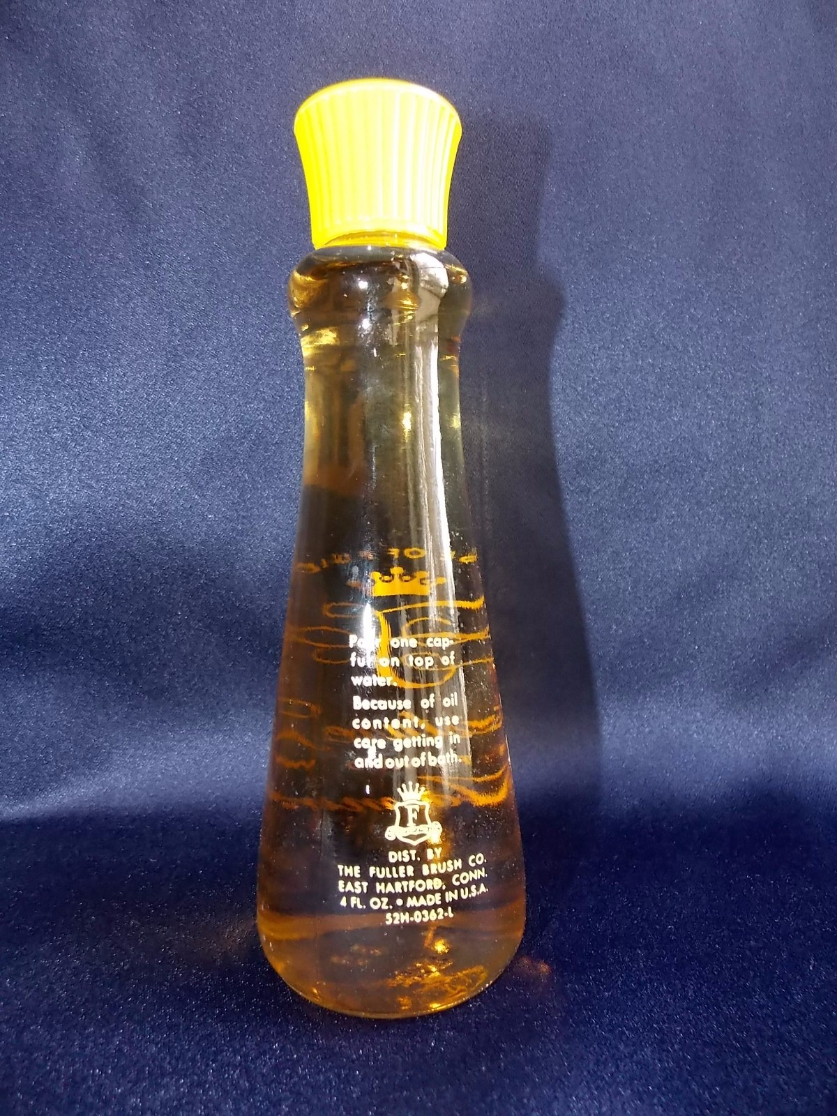 Vtg. House of Fuller Jasmine Perfumed Moisture Bath Oil Unused Unsealed 4 oz.