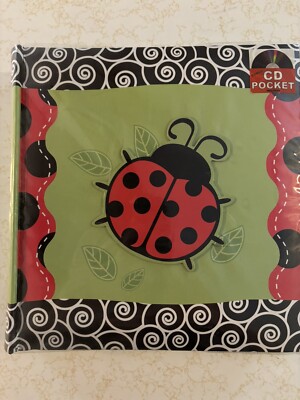Pioneer Ladybug 3-D Applique' DA-200 Designer Bi-Directional Photo Album
