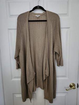 Croft & Barrow Tan/Beige Womens Cardigan Sweaters Size 2x