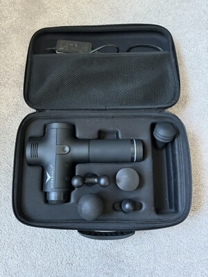 Hyperice Hypervolt Plus Percussion Massage Gun - With Case, 5 Heads, Charger