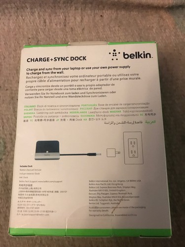 Belkin Apple Certified MIXIT Charge and Sync Dock for iPhone 5/SE/S/6/7/Plus/X +