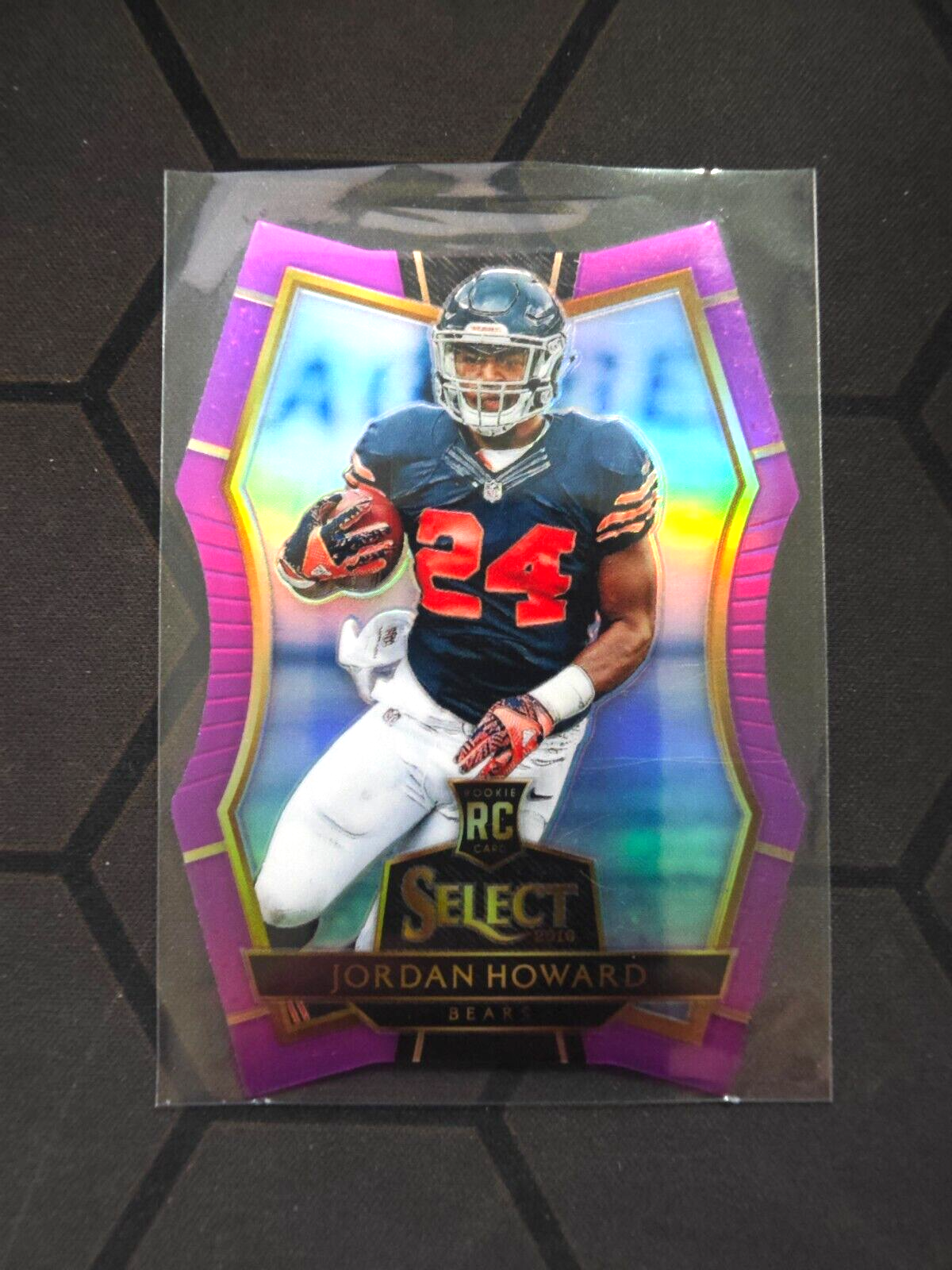 2016 Panini Select Football Die-Cut Purple Prizm RC Jordan