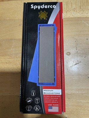 Spyderco Ceramic Bench Stone Medium Grit Sharpener 302M