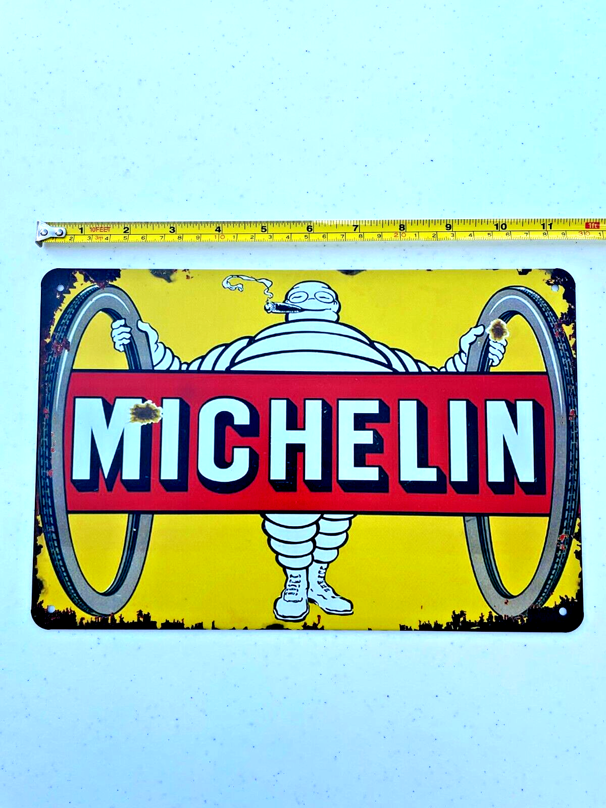Michelin Tires Tin Sign Shop Man Cave Performance Tyres Tire Garage Blimp Retro