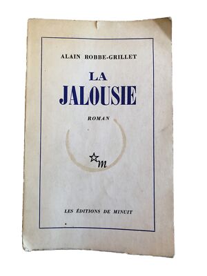1957 French Book La Jalousie Alain Robbe Grillet The Jealousy