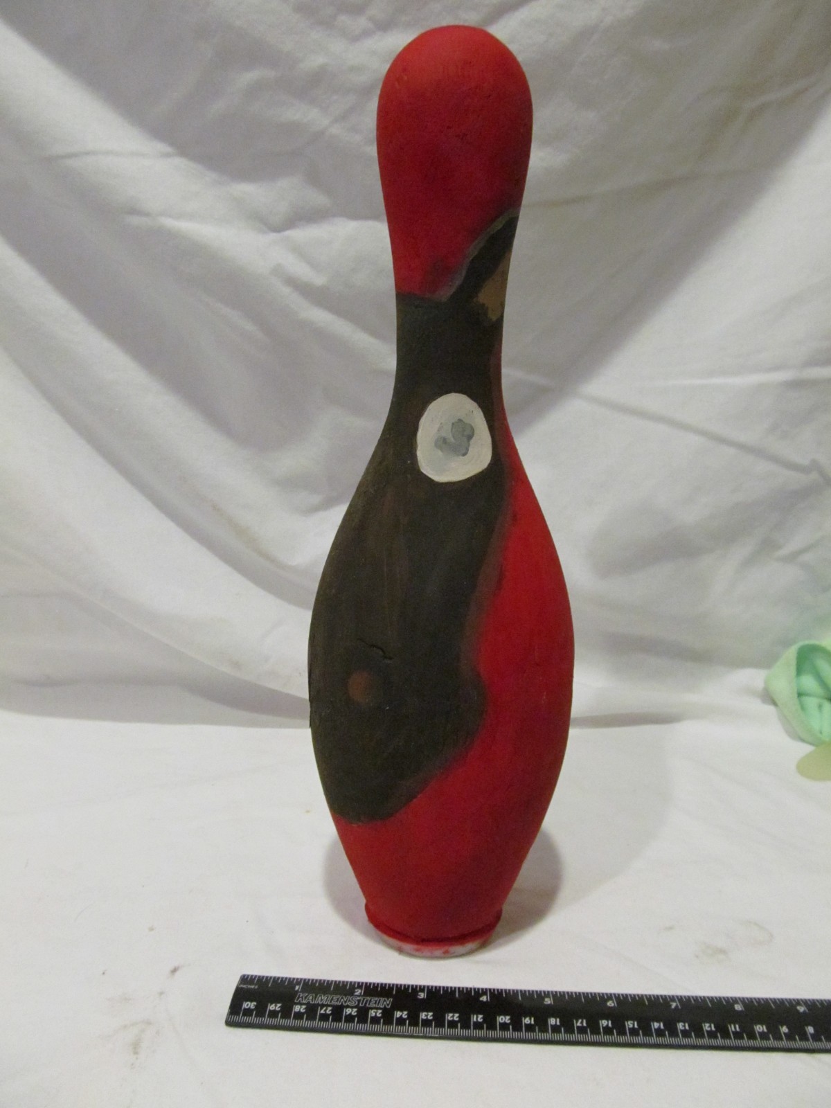 Wooden Bowling Pin horse head - Hand Painted 15