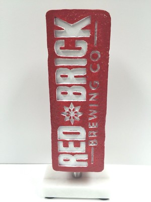 Red Brick Brewing Company Tap Handle Keg Marker Display VGC / Mint & FreeShip 9