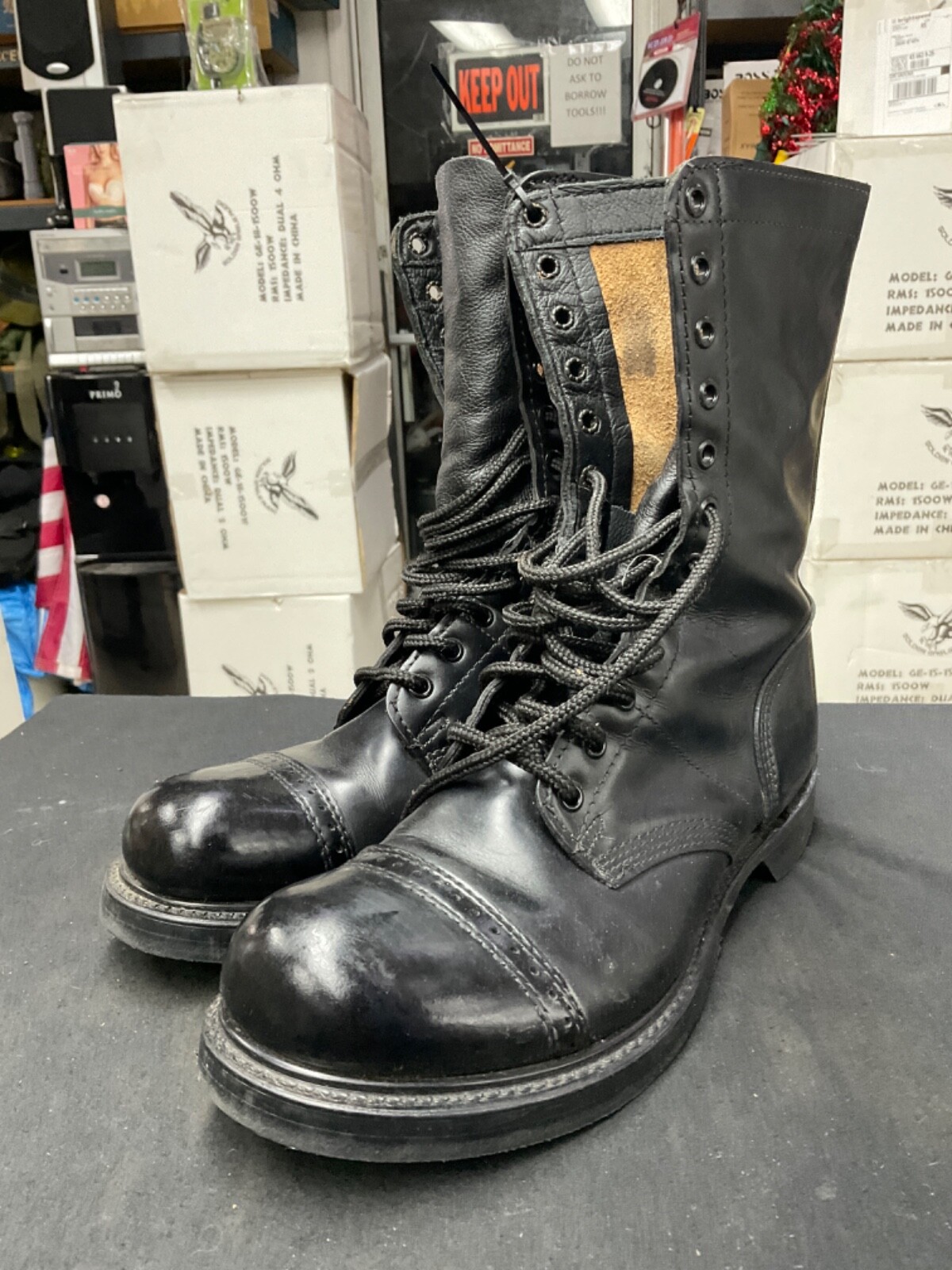 HH Brand Double H 975 Military Combat Leather Jump Boots