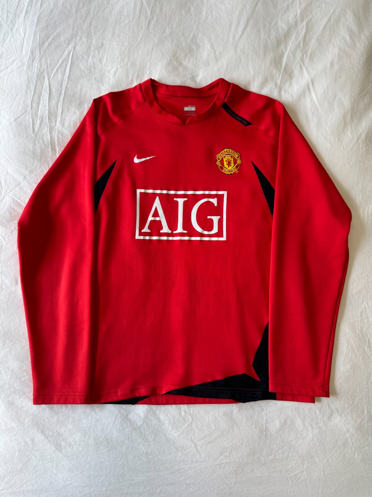 Nike Manchester United ピステ L Nike Manchester United Rare Vintage 2007-2008 Training Drill