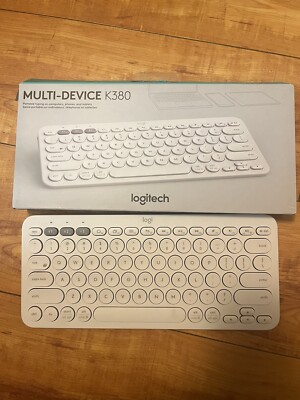 Logitech K380 Pebble Multi-Device Bluetooth Keyboard White