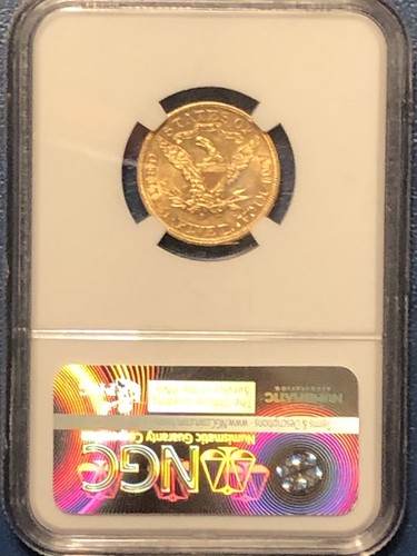 1905-S $5 Liberty Head Gold NGC AU58