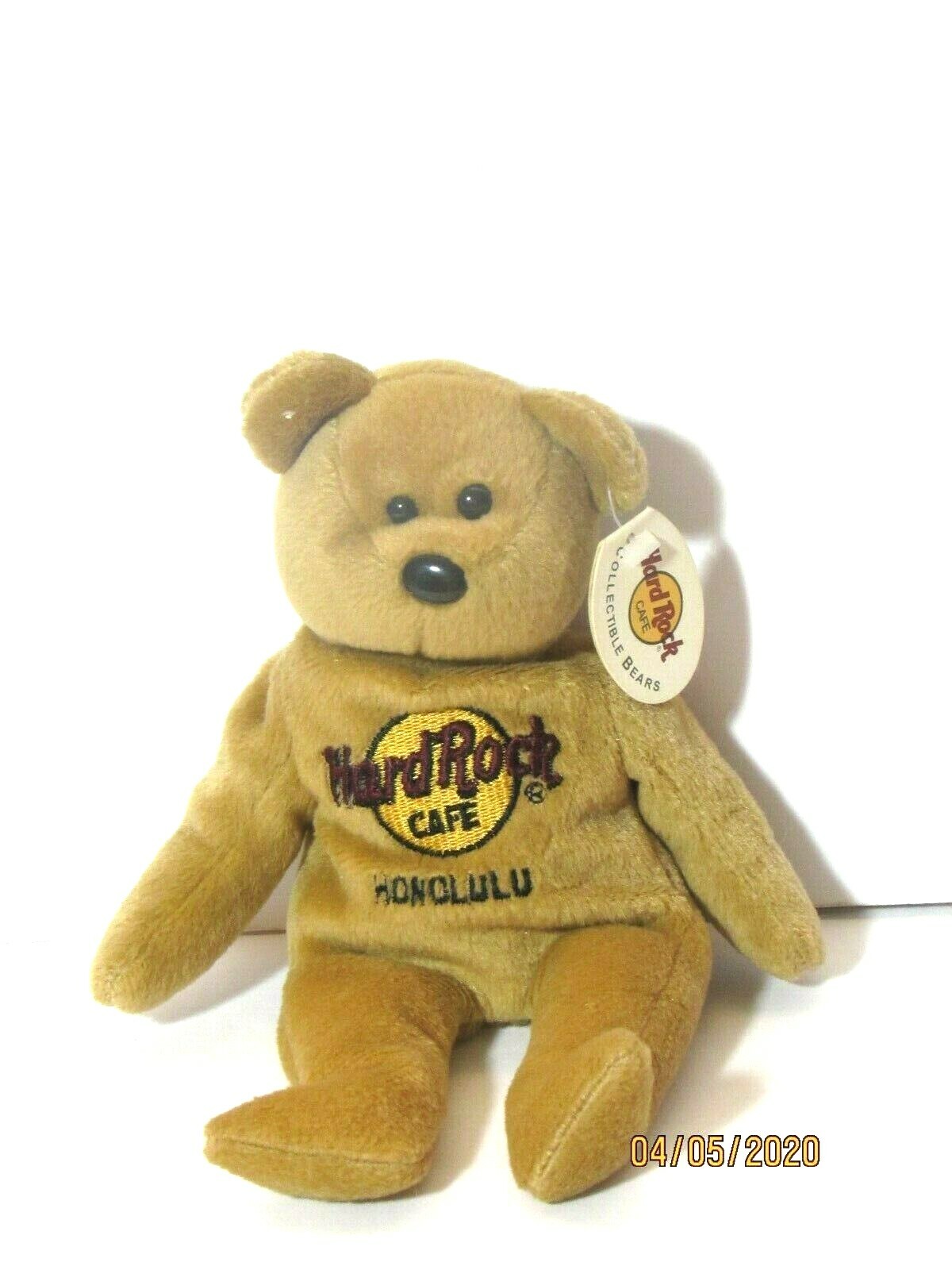 Hard Rock Cafe Honolulu Bear Plush Isaac Beara Collectible 8