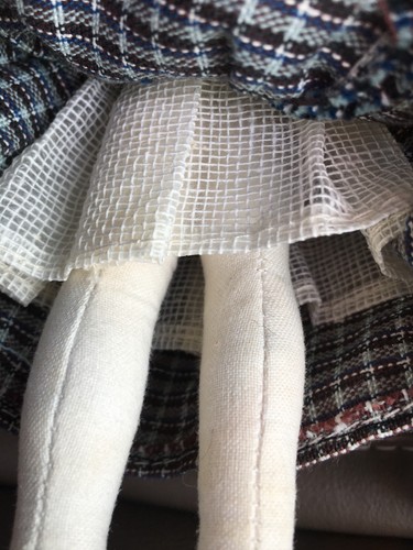 CRAFTMANSHIP in these SHEPHERD and WIFE (wool spinner) DOLLS