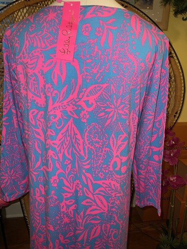 Pre-owned Lilly Pulitzer Morgann Maxi Aura Pink Leaf An Impression Size Xl In Multicolor