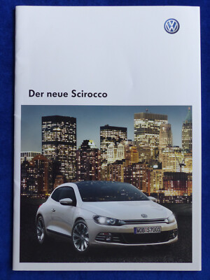 VW Scirocco MJ 2009 - Prospekt Brochure 06.2008