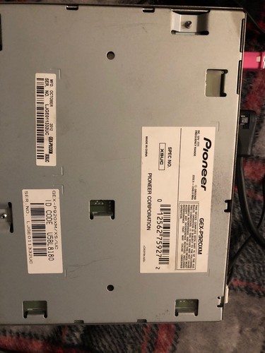 Pioneer Gex-p920xm Satellite Tuner