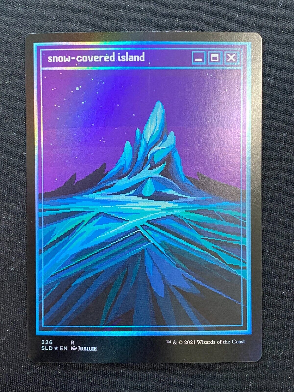 Snow-Covered Island - PixelSnowLands.jpg Foil Pixel Lands Snow-Covered Island - PixelSnowLands.jpg Foil Pixel Lands