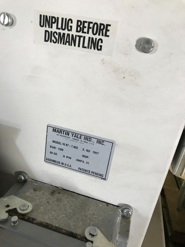 Martin Yale 16.87-7.8cc Intimus Large Document Paper Shredder & Bailer Compactor