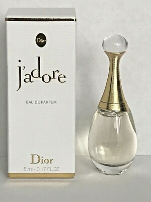 Dior JADORE Eau De Parfum 5ml/.17oz Mini Bottle Deluxe. Perfect For Travel NIB
