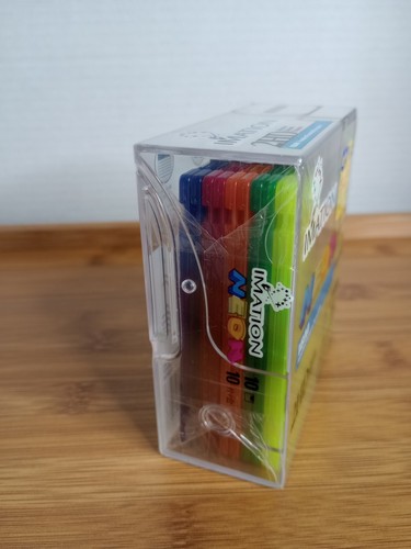 NEW IMATION 3.5" 2HD Neon 10 Pack Diskettes 1.44MB IBM Formatted. New. Sealed 