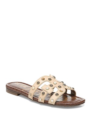 

SAM EDELMAN Женские Бежевые Туфли На Каблуке 1/2 Крокодил С Камнями Bay 15 Almond Sals 8,5 M, Бежевый, H8844L1