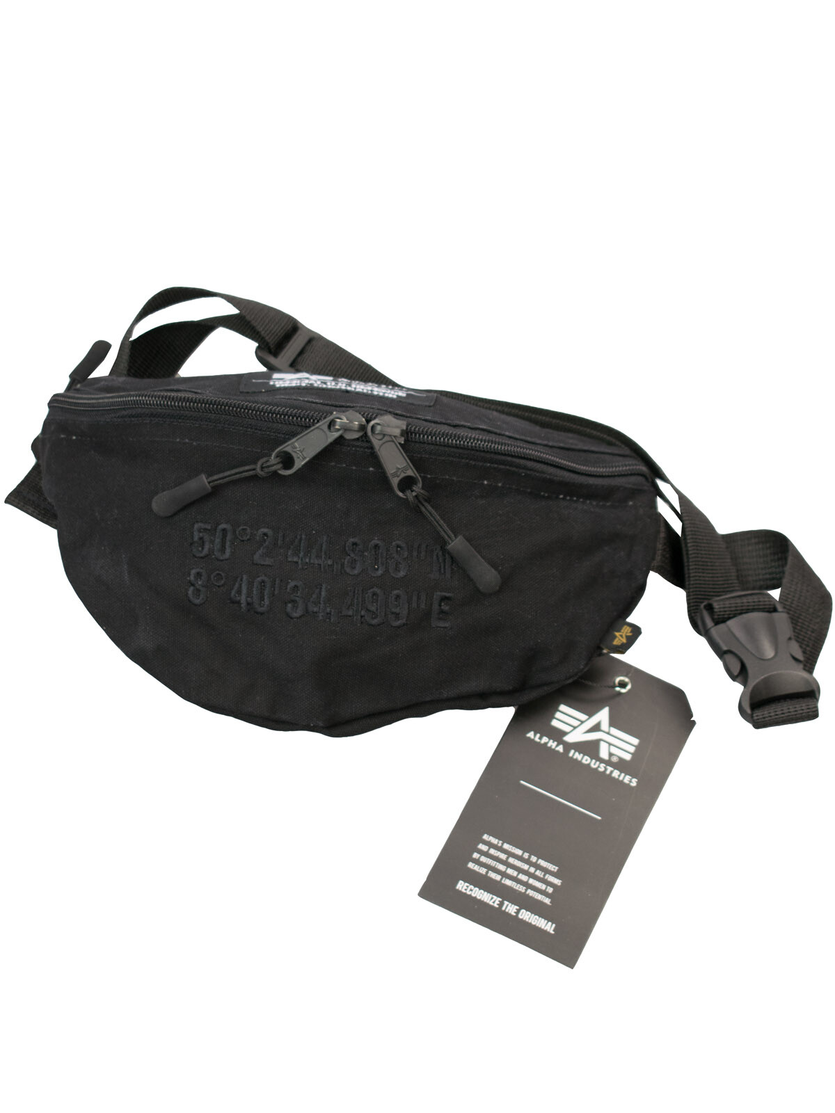 Alpha Industries Unisex Bauchtasche Coordinates Waist Bag 198918 Schwarz 6292
