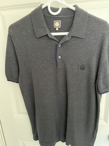 【oasis】PRETTY GREEN UNION JACK POLO Rare Pretty Green Union Jack Polo Shirt XL Oasis Liam
