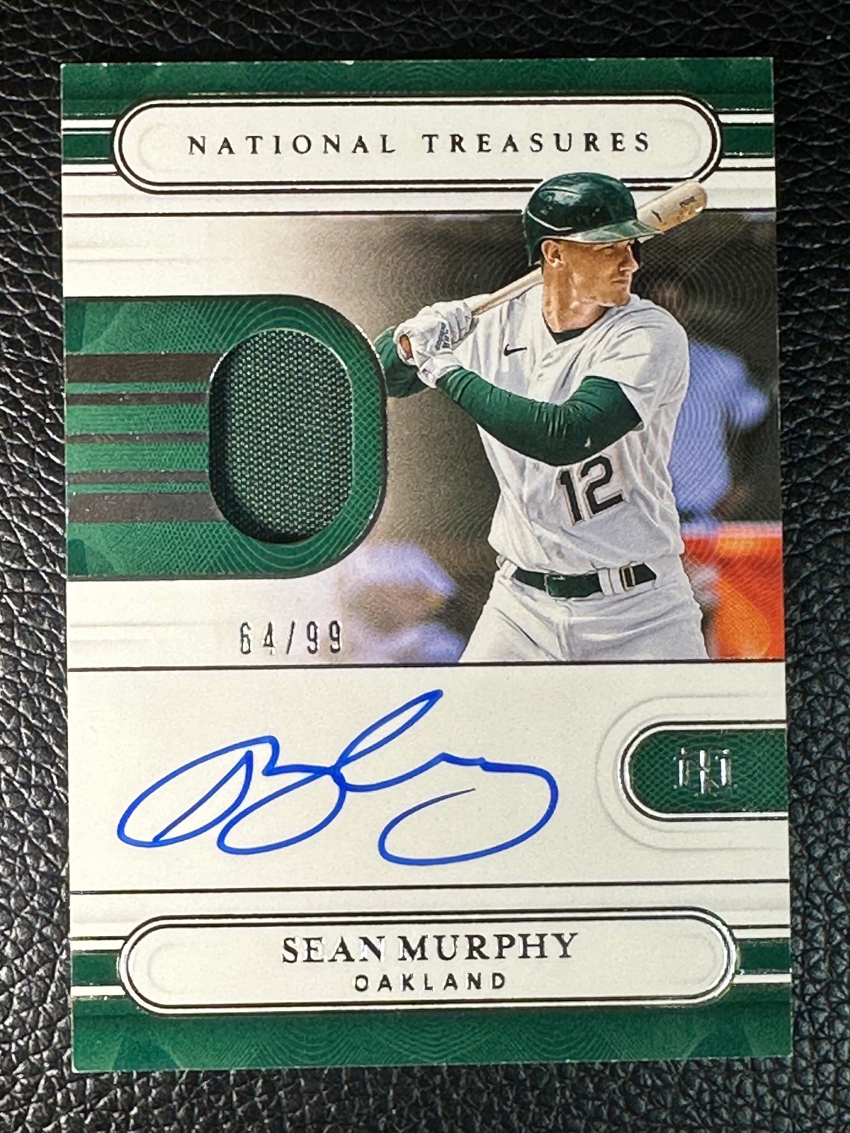2021 National Treasures Sean Murphy 64/99 Auto Autograph Jersey